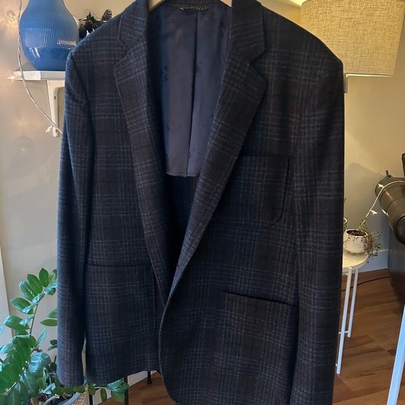 Billy Reid Other - Billy Reid Virgin Wool Plaid Two Buttons Jacket Blazer Made in Italy